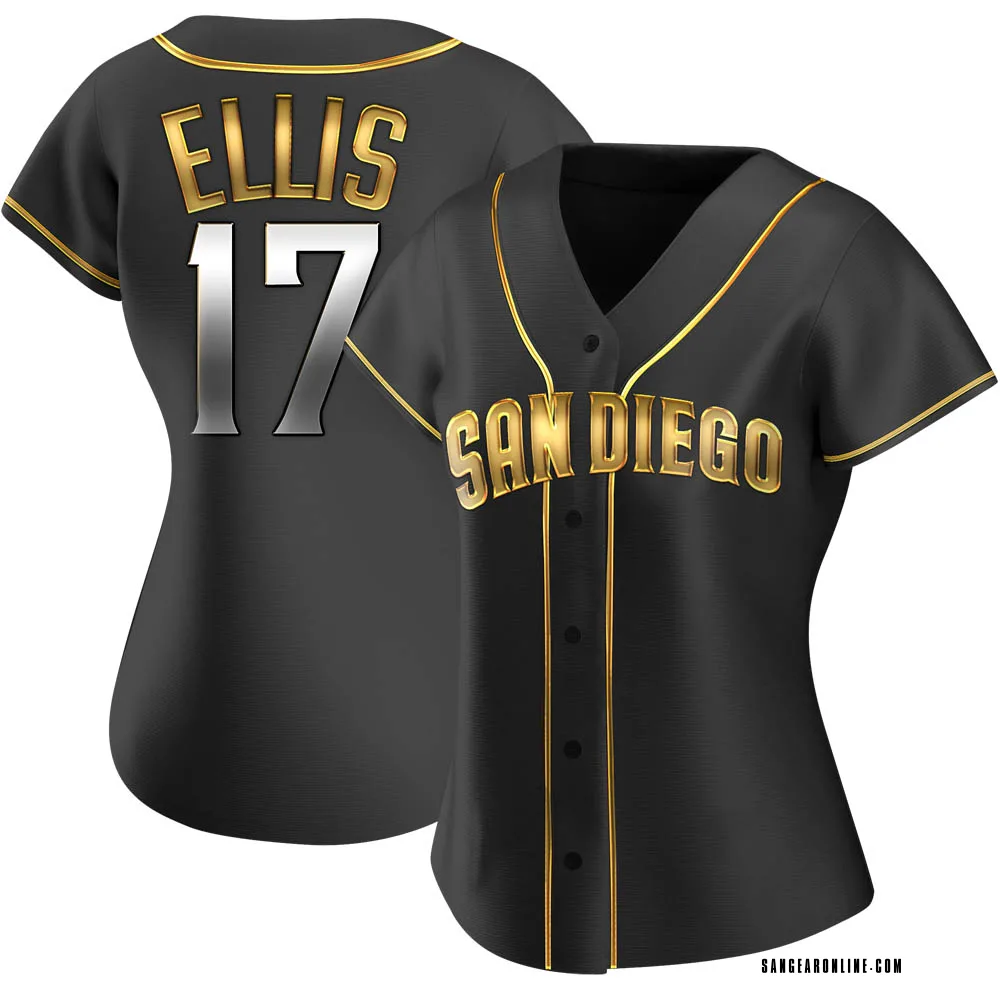 Women's A.J. Ellis San Diego Padres Replica Brown Road Jersey