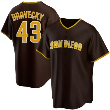 Dave Dravecky Jersey - 1984 San Diego Padres Cooperstown Away