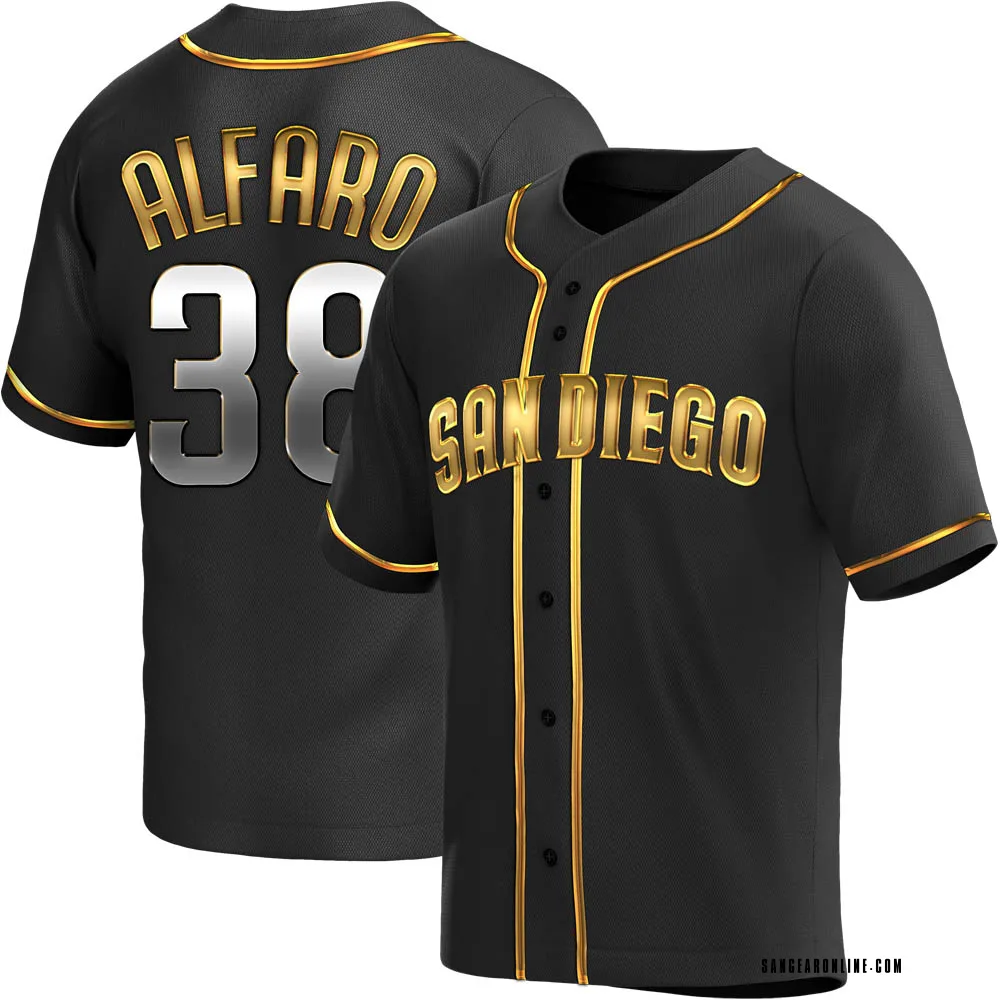 Men's Jorge Alfaro San Diego Padres Replica Brown Sand/ Alternate Jersey