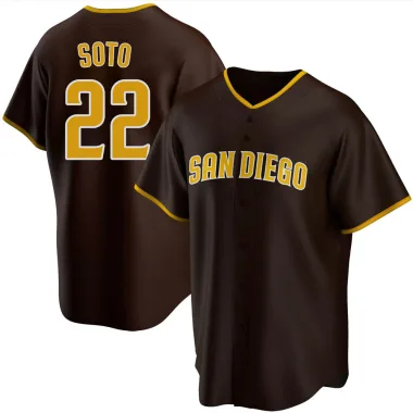 Men's Ji Man Choi San Diego Padres Replica Black Golden Alternate Jersey