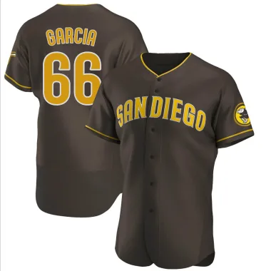 Men's Trent Grisham San Diego Padres Replica White /Brown Home Jersey